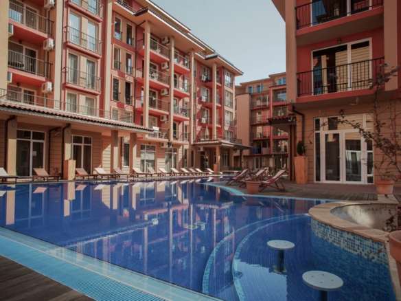 Furnished 1-Bedroom Apartment in Sunny View Central Sunny Beach